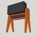 Meuble à vinyles Vintage 2021