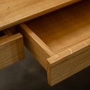 Bureau "waterfall" en chêne massif