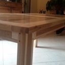 Table en frêne et chêne
