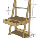 Petit bureau en melamine