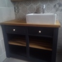 Meuble Salle de bain et miroir