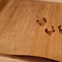 Le copeau de gauche a été fait avec le numéro 4, qui fonctionnait donc finalement correctement lors de ma question initiale.