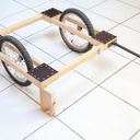 Carriole à vélo modulable