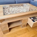 Table basse à l'image de palettes