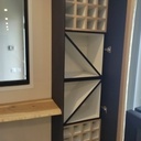 Meuble console range bouteille