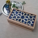 Boite à thé d'inspiration marocaine