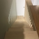 Un escalier-bureau pour mezzanine