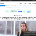 Première femme prévôt chez les compagnons du devoir !!