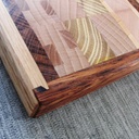 Planche à découper en bois de bout