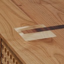 Meuble TV en merisier texturé
