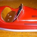 Tintin : Bolide rouge de l'album "Les cigares du Pharaon"