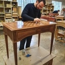 Table à jeux style Louis XVI