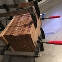 Ballon de rugby en bambou