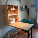 Meuble table pliante. Inspiration darbin orvar.