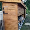 Cabanon, bûcher bois, range canoë et abri jardin - tout en un
