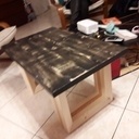 Table basse style industriel