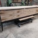 Buffet noyer 2,8ml de longueur - tranchage plateau à la merluche