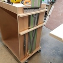 Servante d'atelier en bois