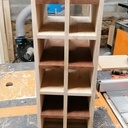 Rangement cuisine en bois de palette