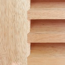Volets persiennes en bois exotique