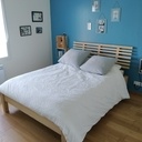 Cadre de lit en frêne