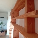 Bibliothèque "zen" en Douglas