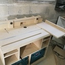 Meuble de défonceuse