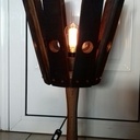 Lampe sur pied rustique