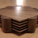 Sous-verres pentagonaux