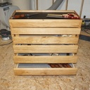 Servante pour outillage a main .