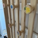 Porte manteaux fleuri sans fixation