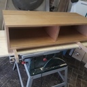 Meuble à chaussures design en hêtre massif