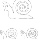 motif de l'escargot pour chantournage