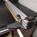 Banc de scie avec défonceuse sous table