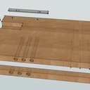 Chevet - Etagère - Reveil