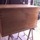 Coffre en chataignier