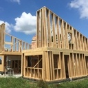 Ossature bois poutre en I