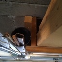 fixation tasseau dans les hourdis et retombée en sapin ep 30 mm