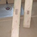 collage de 2 (6*14) en pin autoclave avec contre-plaque 22