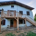 Terrase chêne et châtaignier