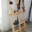 Etagere modulable pour atelier ou chantier