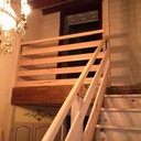 Confection d'un escalier avec sa rampe