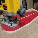 Gabarit ou compas pour défonceuse