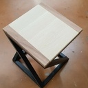 Tabouret Bois - Métal