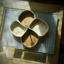 Plateau apéritif à 4 compartiments