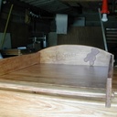 Lit de bébé et commode