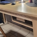 Bureau en frêne et chêne