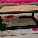 Table basse bois metal