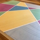 Première utilisation du placage coloré