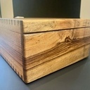 Boite à bijoux en noyer